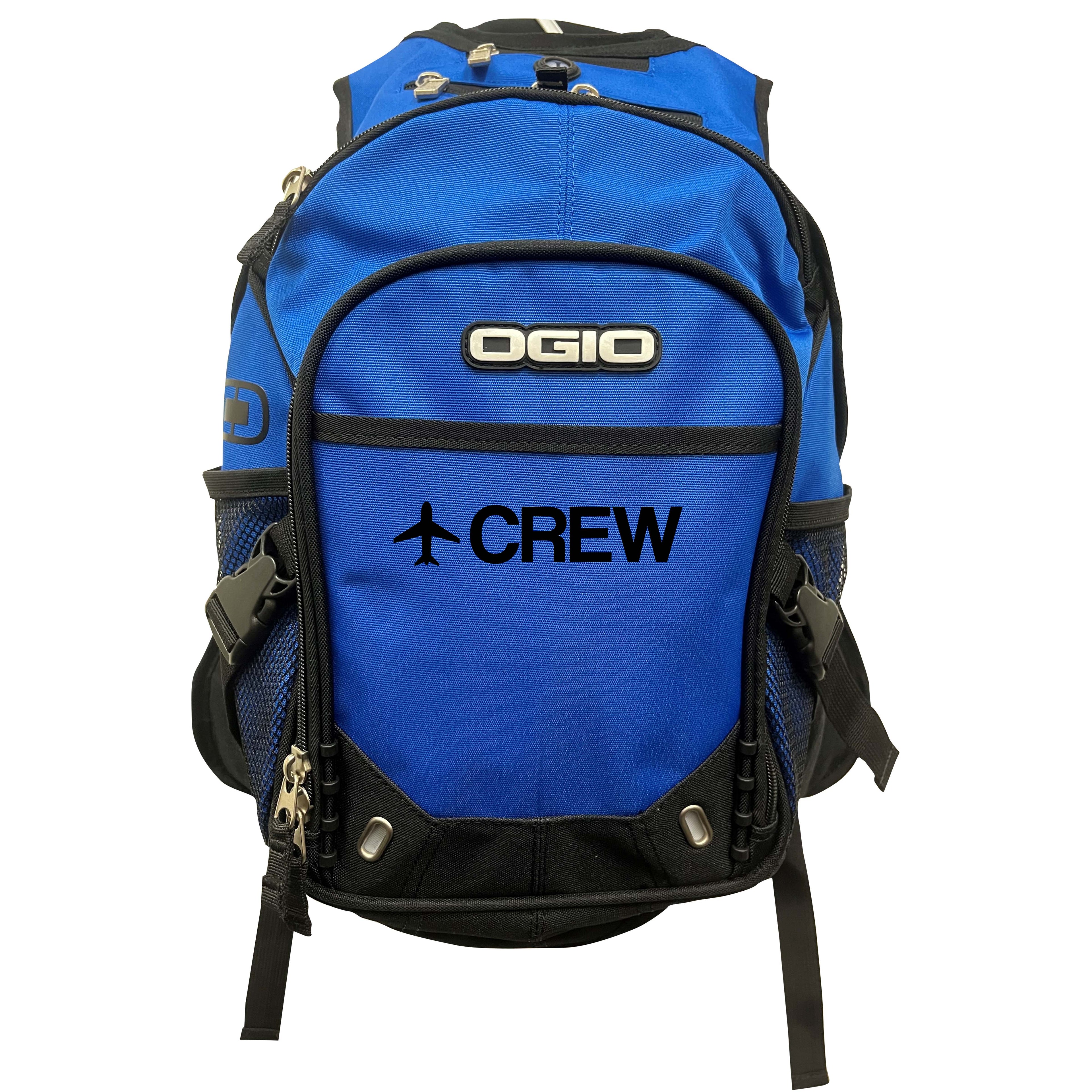 Crew - Color Selections - Royal Blue Ogio Fugitive Backpack - FRONT POCKET SEWN SHUT FOR EMBROIDERED LOGO