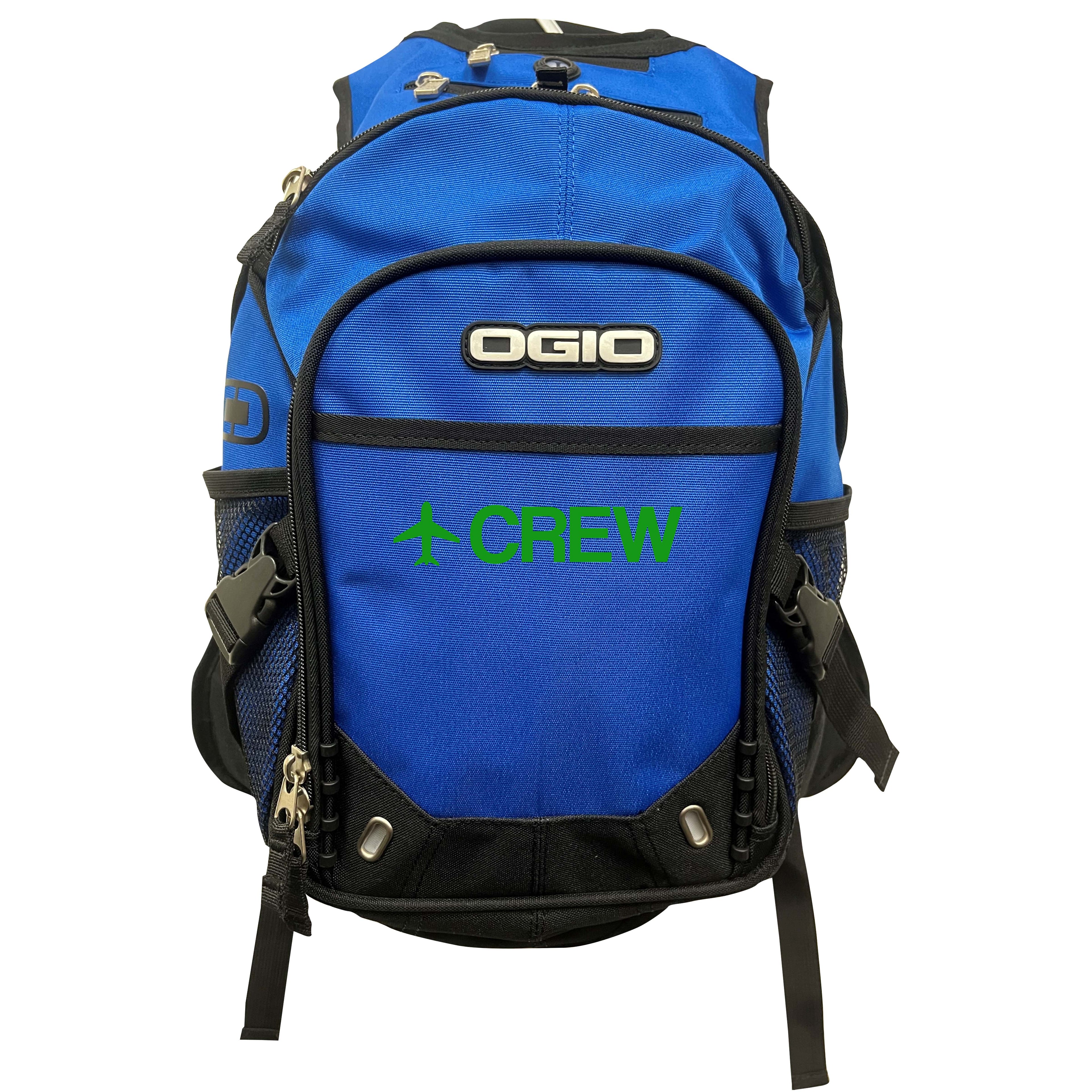 Crew - Color Selections - Royal Blue Ogio Fugitive Backpack - FRONT POCKET SEWN SHUT FOR EMBROIDERED LOGO