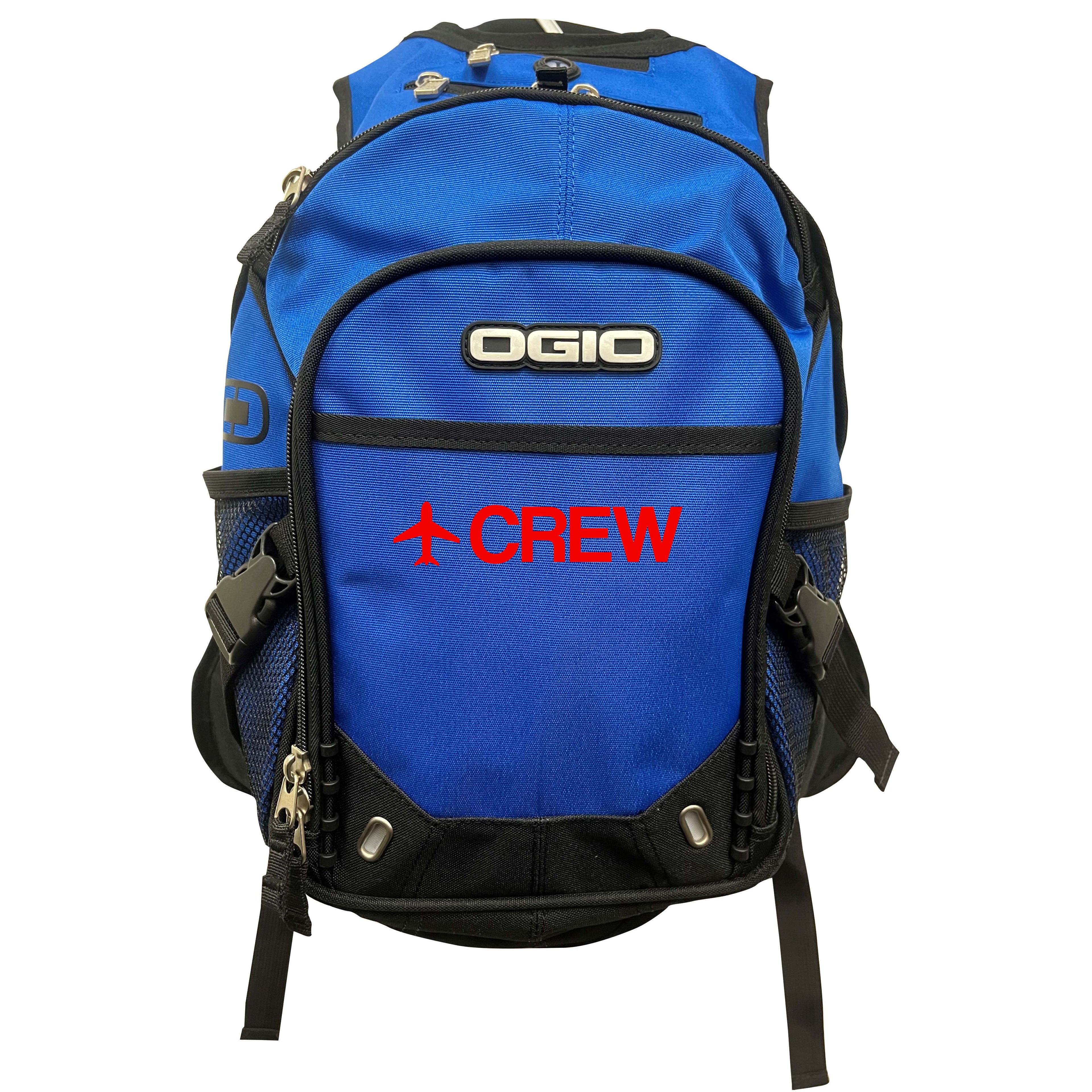 Crew - Color Selections - Royal Blue Ogio Fugitive Backpack - FRONT POCKET SEWN SHUT FOR EMBROIDERED LOGO