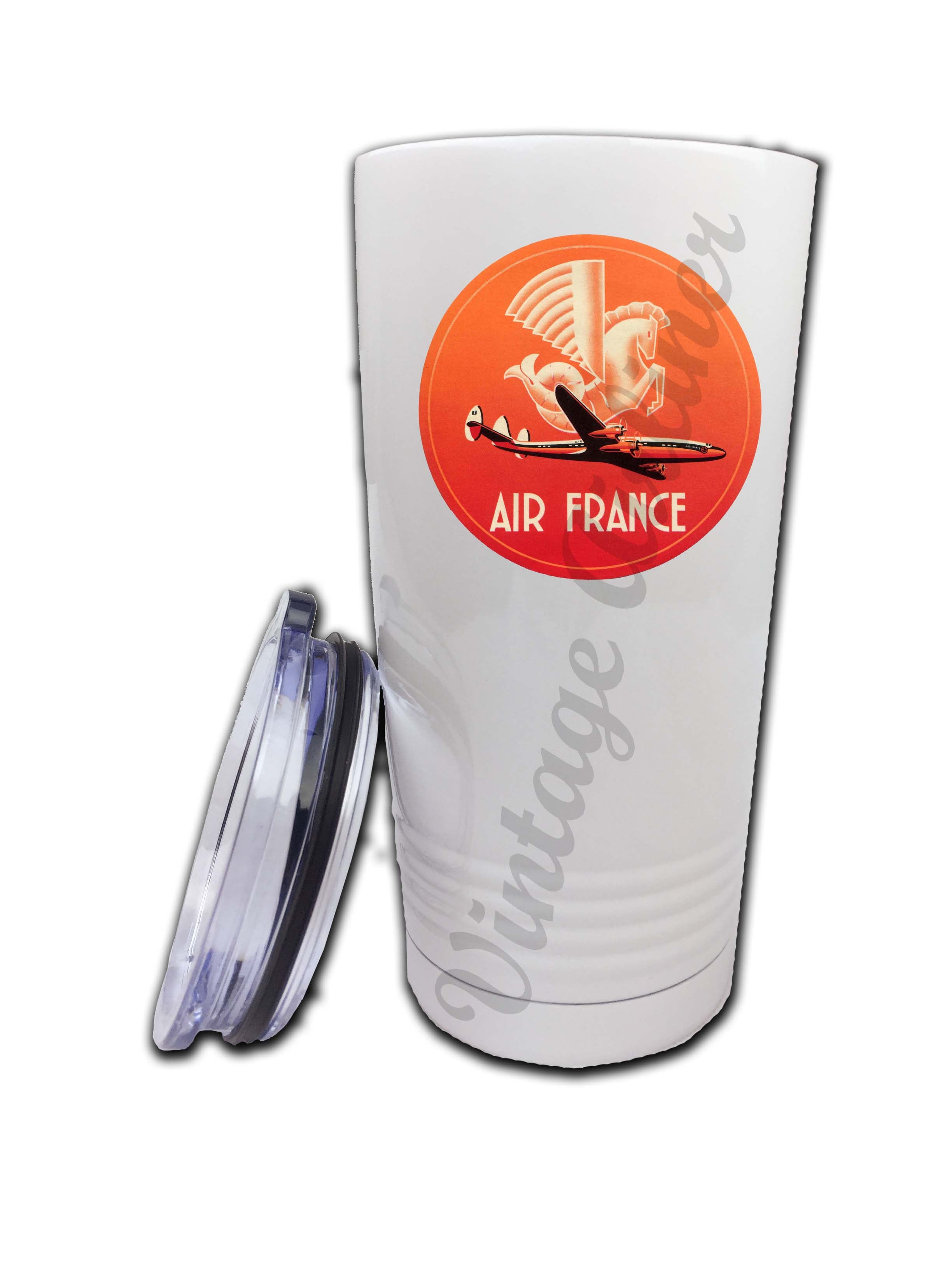 Air France 1950's Bag Sticker Tumbler