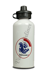 Air France 1960's Vintage Big Sticker Aluminum Water Bottle