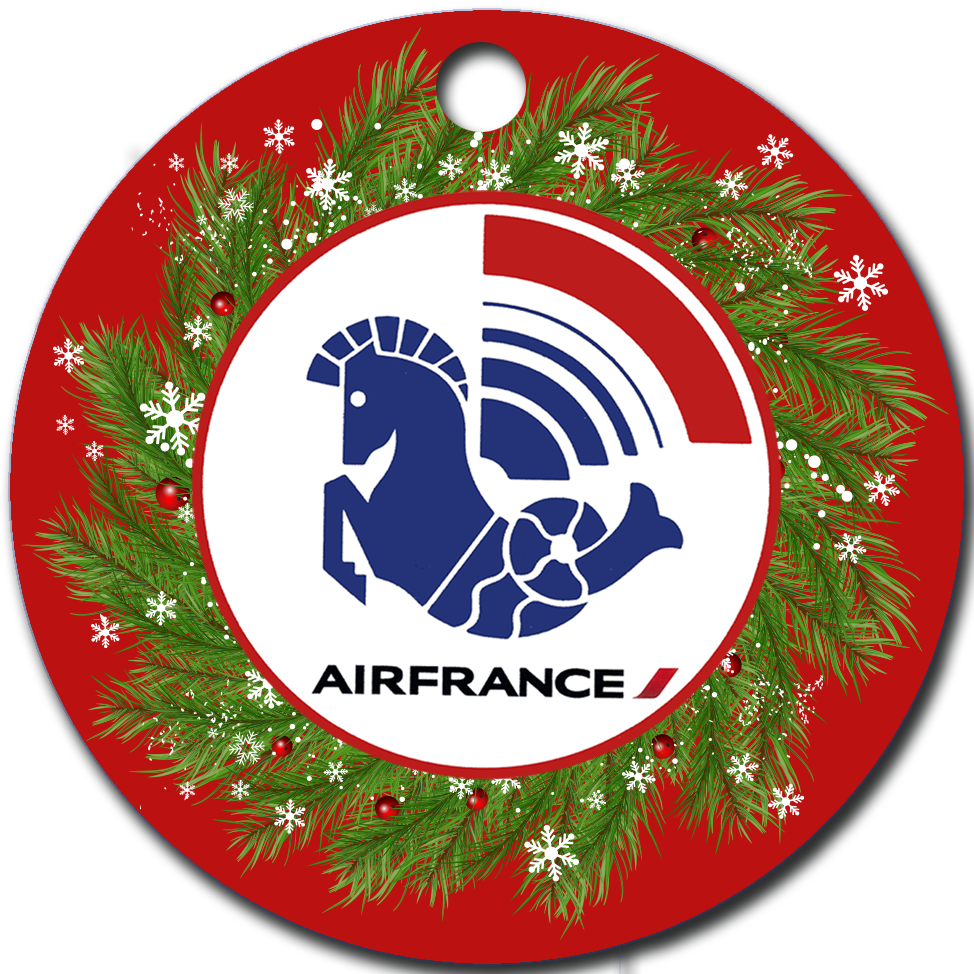 Air France 1976 Logo Ornaments