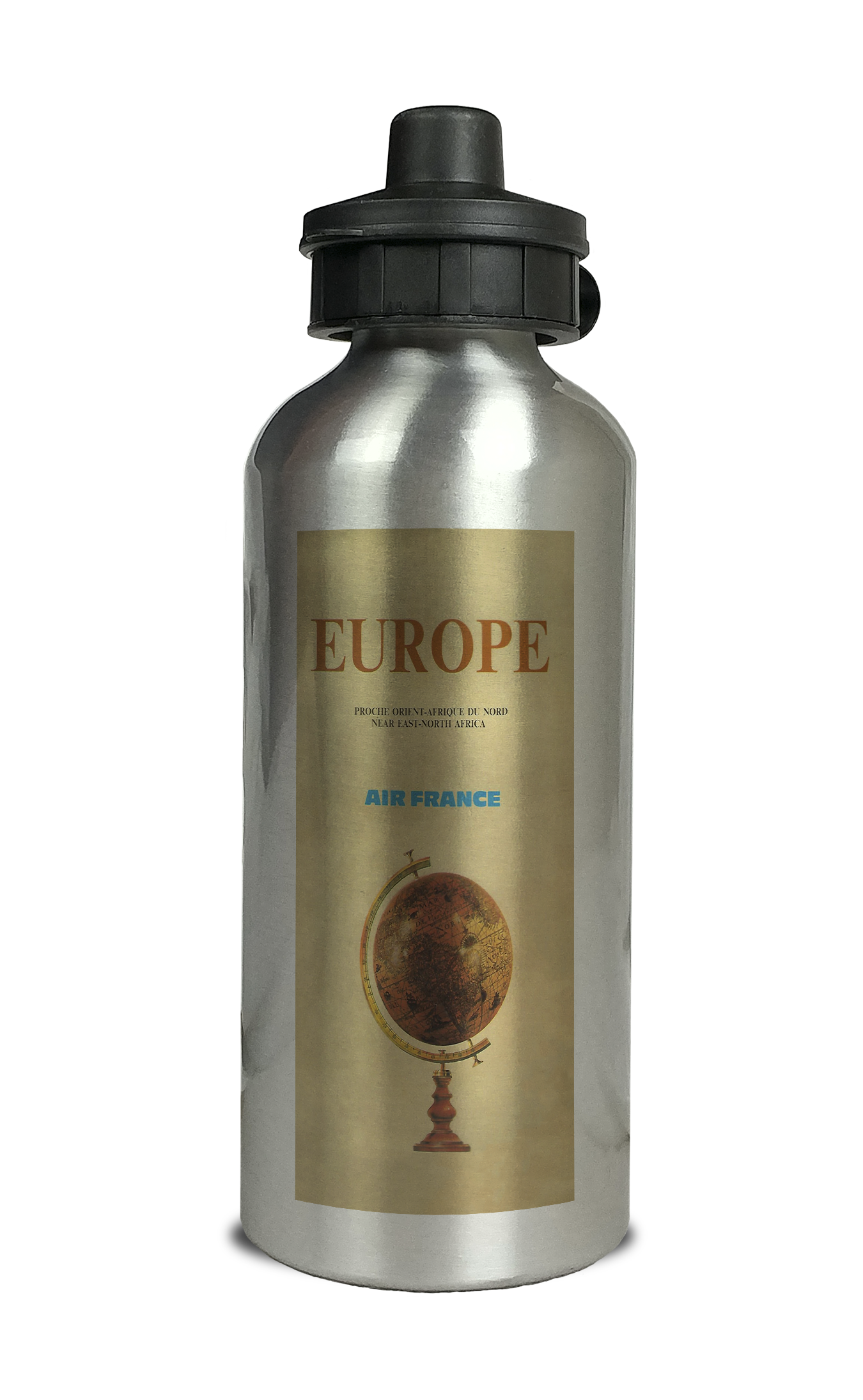 Air France Europe Aluminum Water Bottle