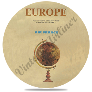 Air France Europe Round Sandstone Coaster