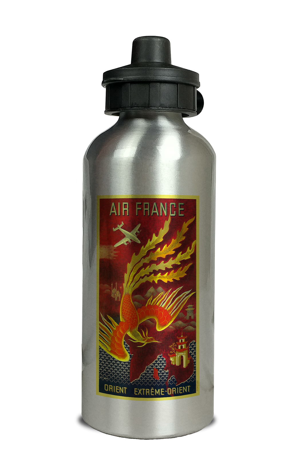 Air France Orient Aluminum Water Bottle