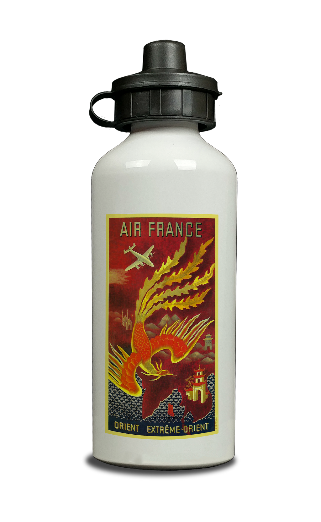 Air France Orient Aluminum Water Bottle