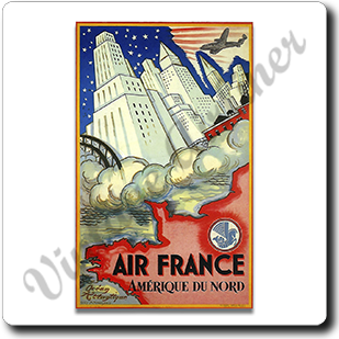 Air France Amérique du Nord Cover Square Sandstone Coaster