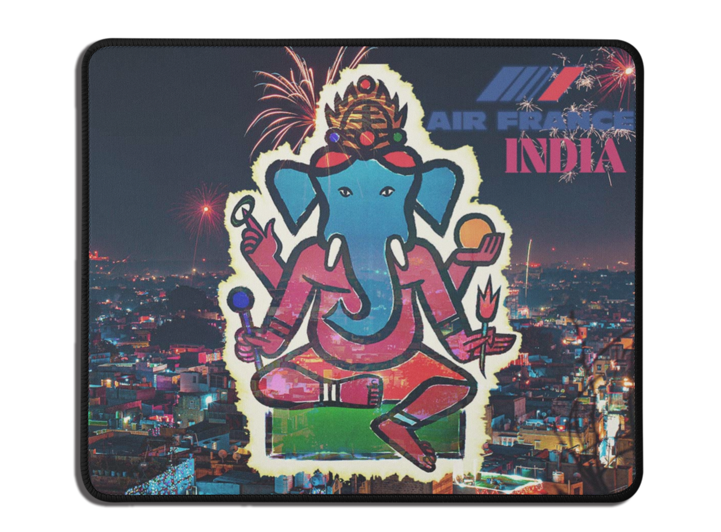 Air France India Collage Mousepad