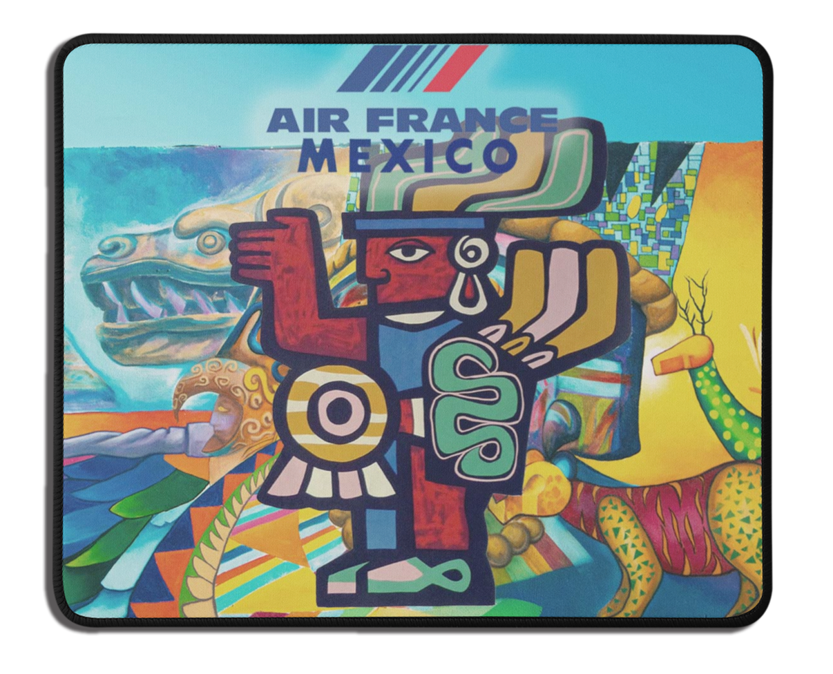 Air France Mexico Collage Mousepad