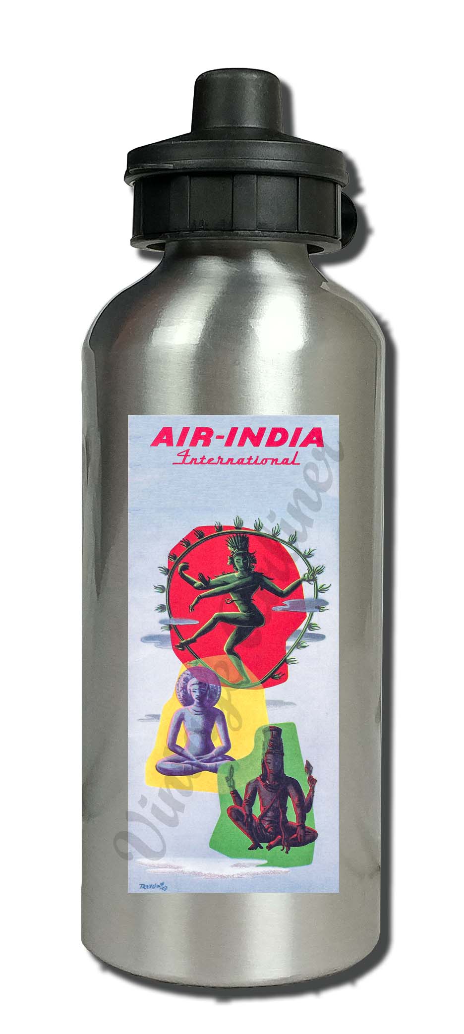 Air India Vintage Aluminum Water Bottle