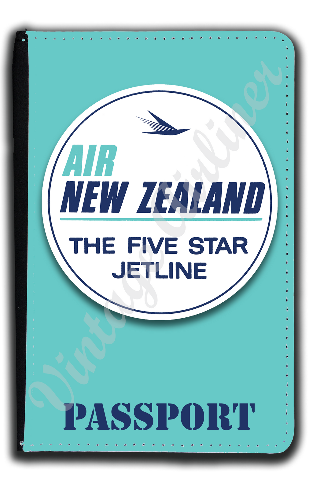 Air New Zealand Vintage Bag Sticker Passport Case