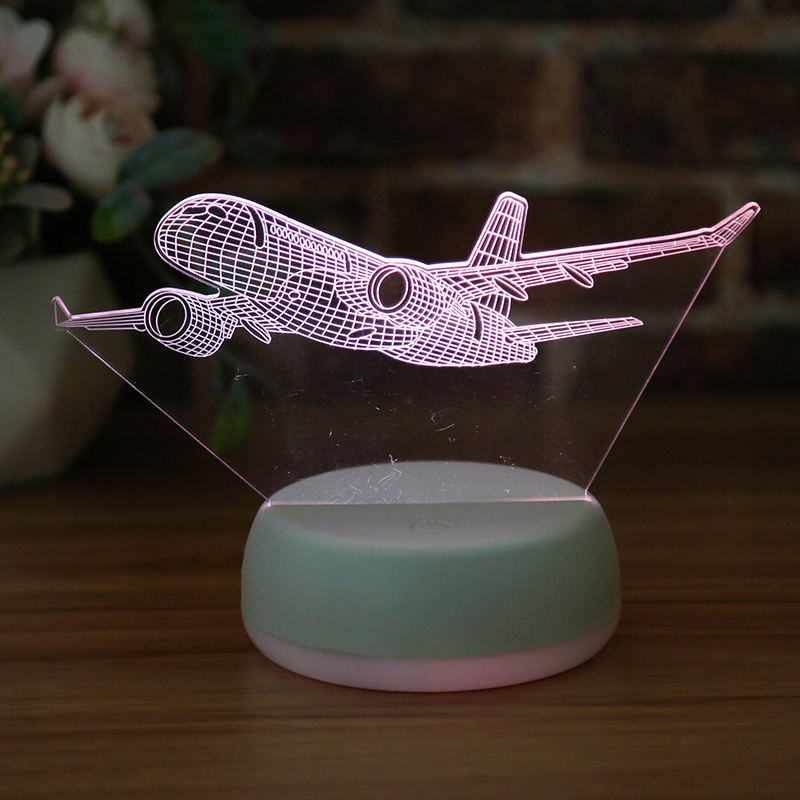 3D Airplane Night Light