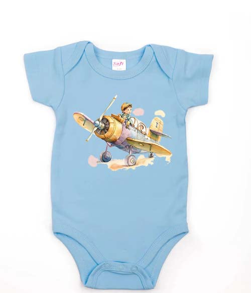 Baby Taking Flight Painting Design Infant Onesie