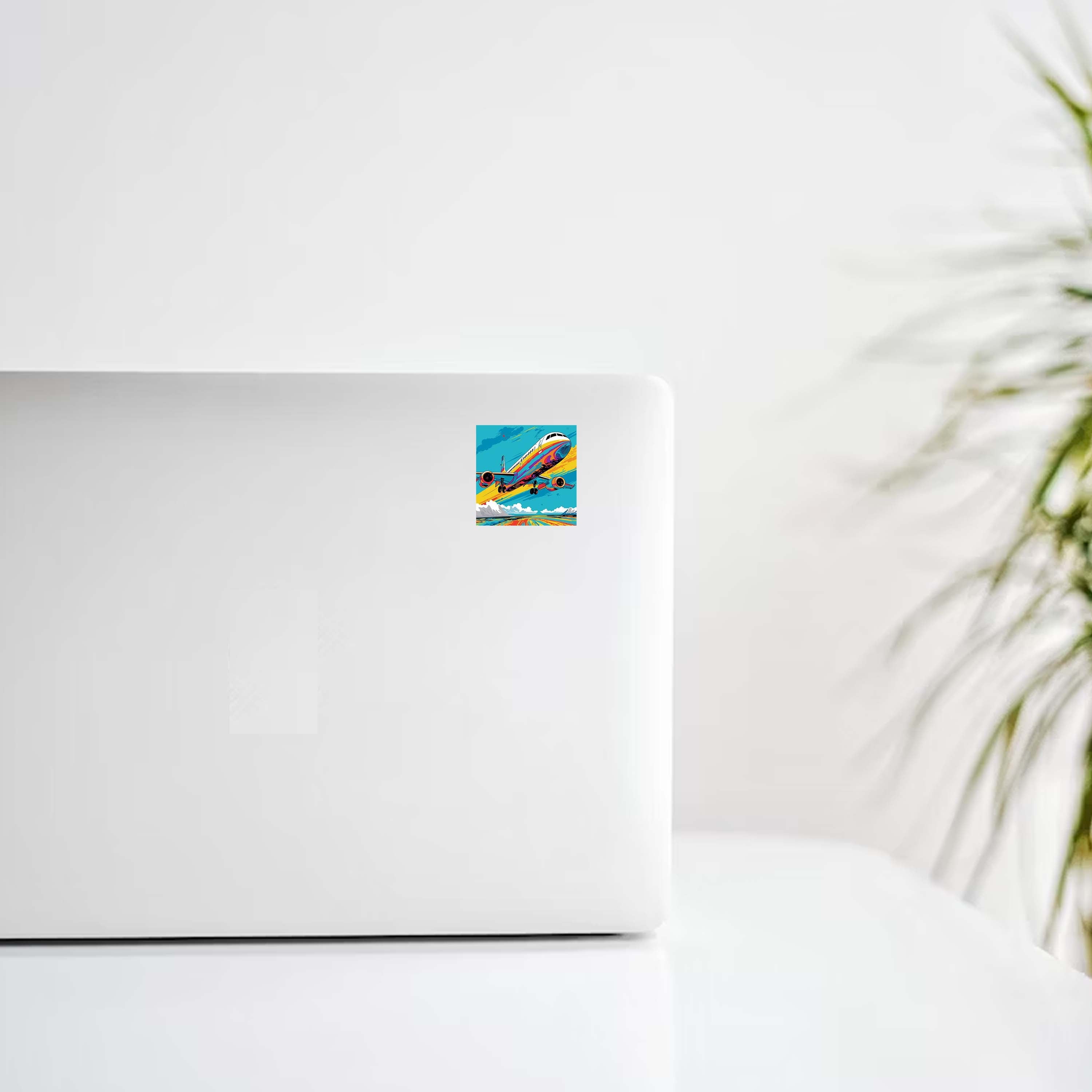Airplane Landing Art Design Decal Stickers