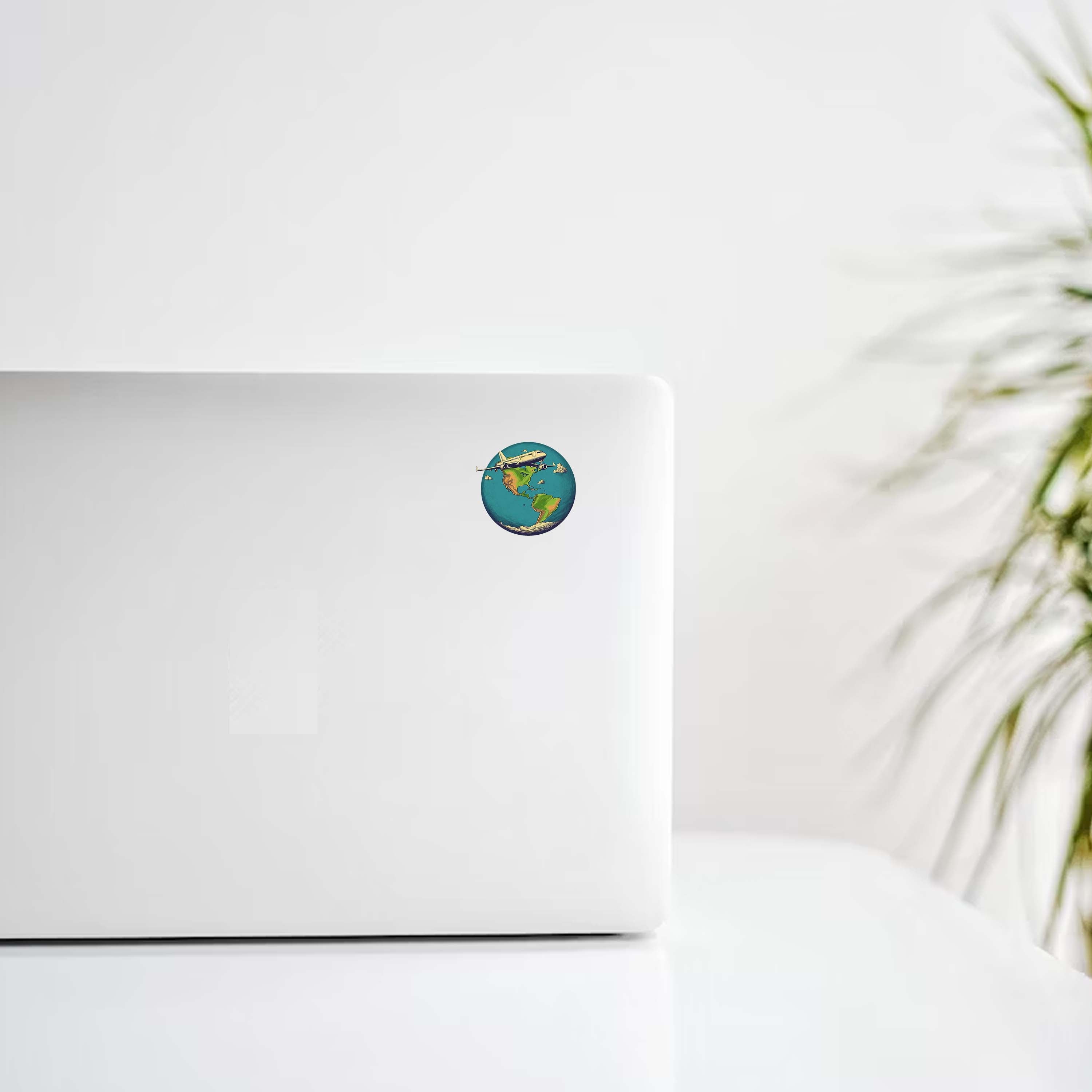 Flying Around Earth Decal Stickers
