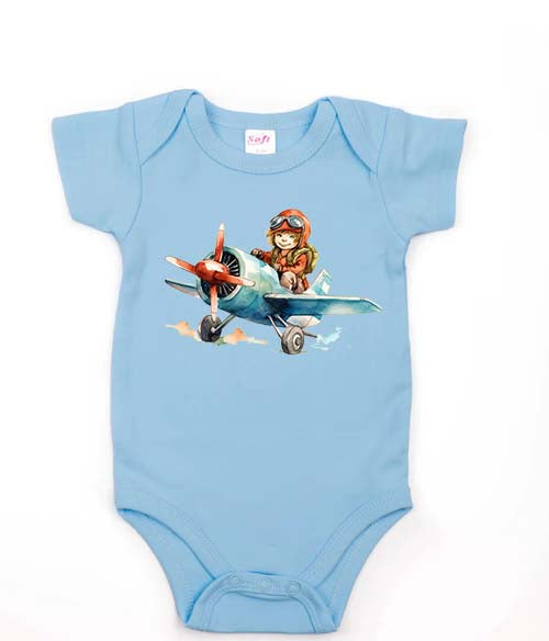 Flight Kid Painting Design Infant Onesie