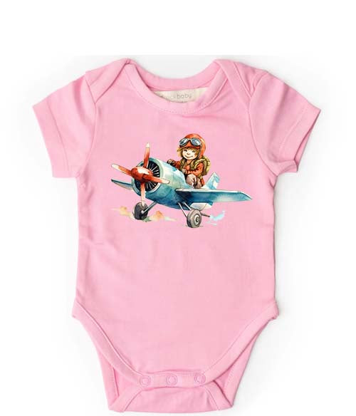 Flight Kid Painting Design Infant Onesie