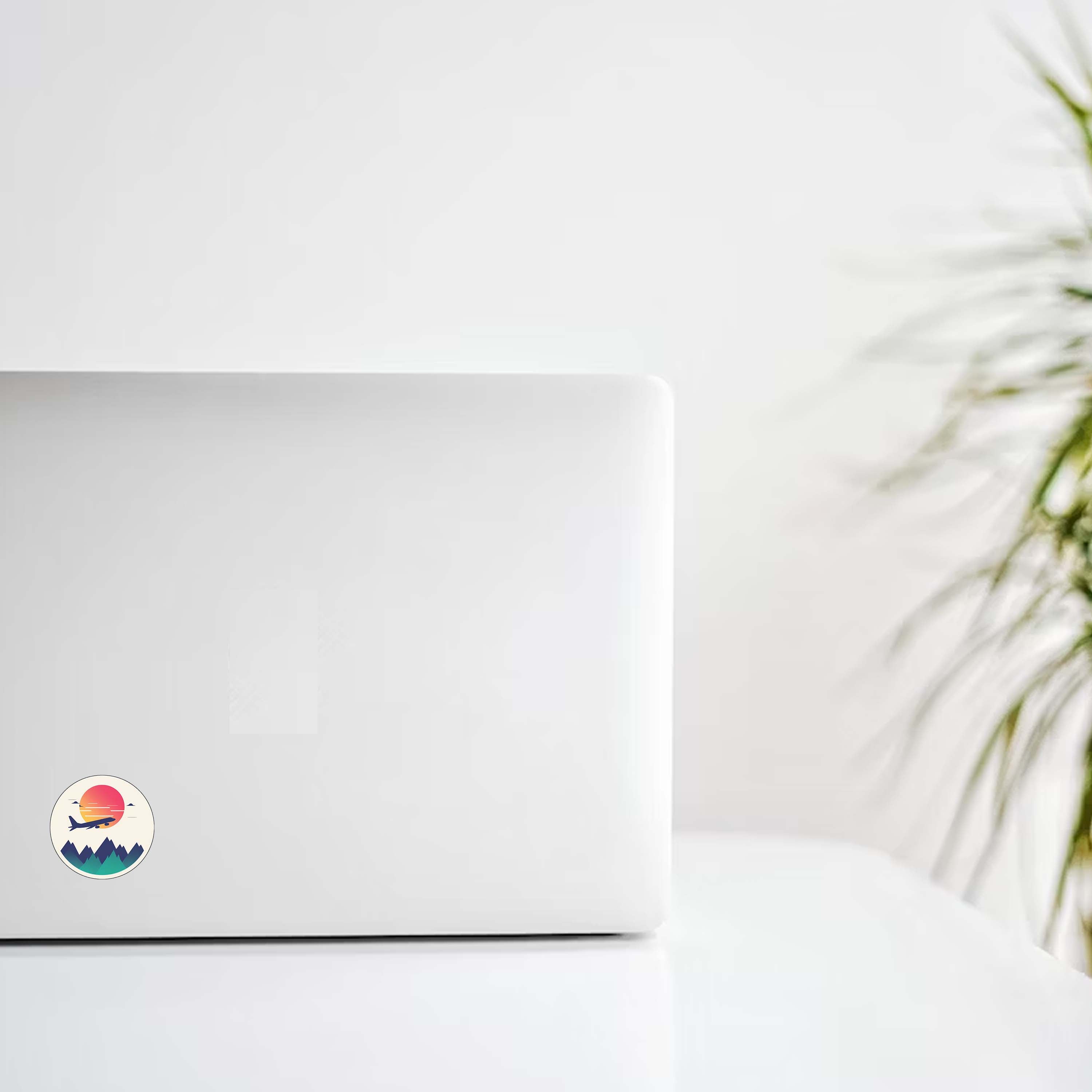 Minimal Plane Design Decal Stickers