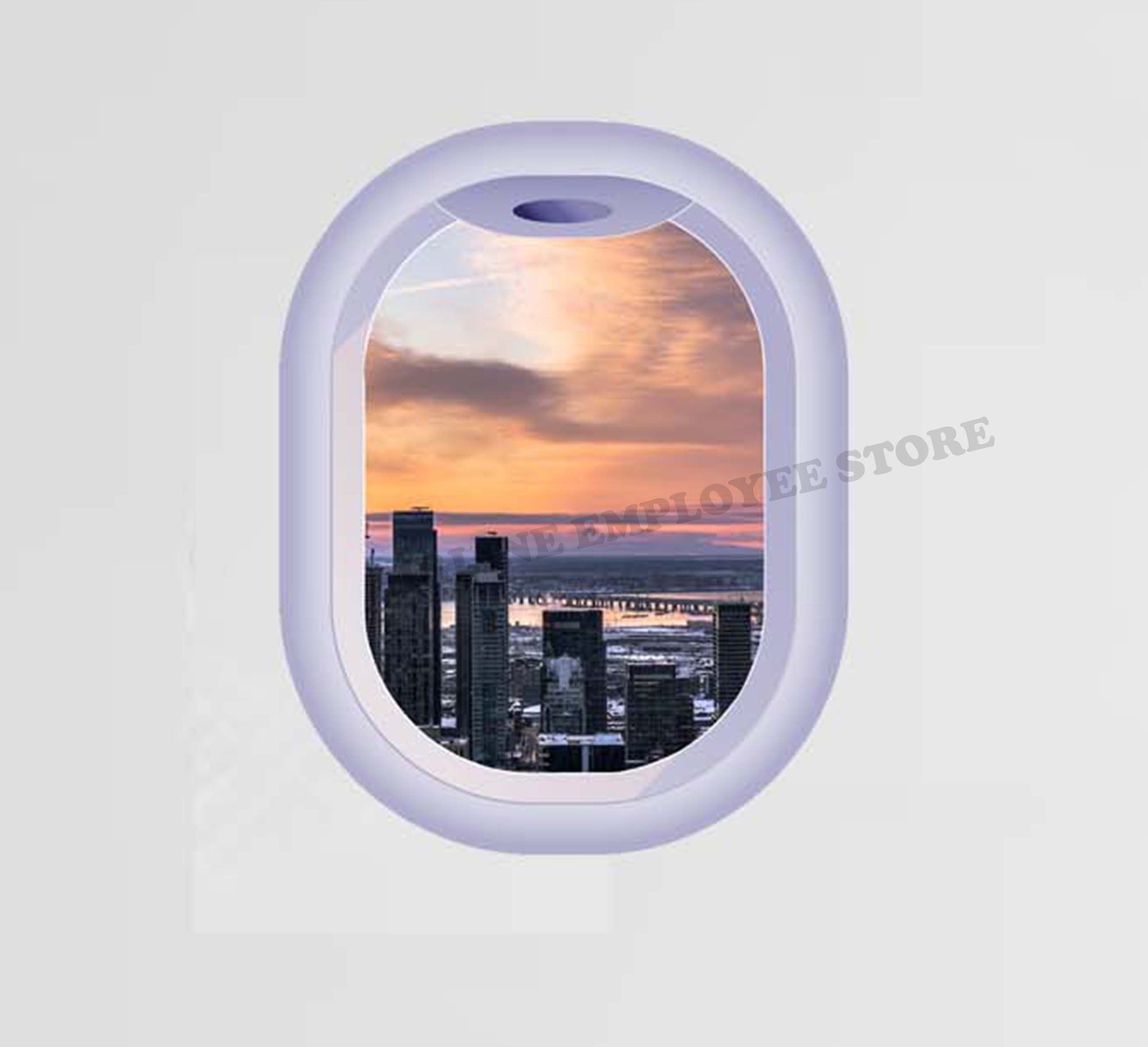 Porthole View Of Montreal Decal Stickers