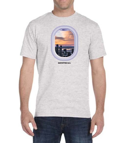 Porthole View Of Montreal T-Shirt