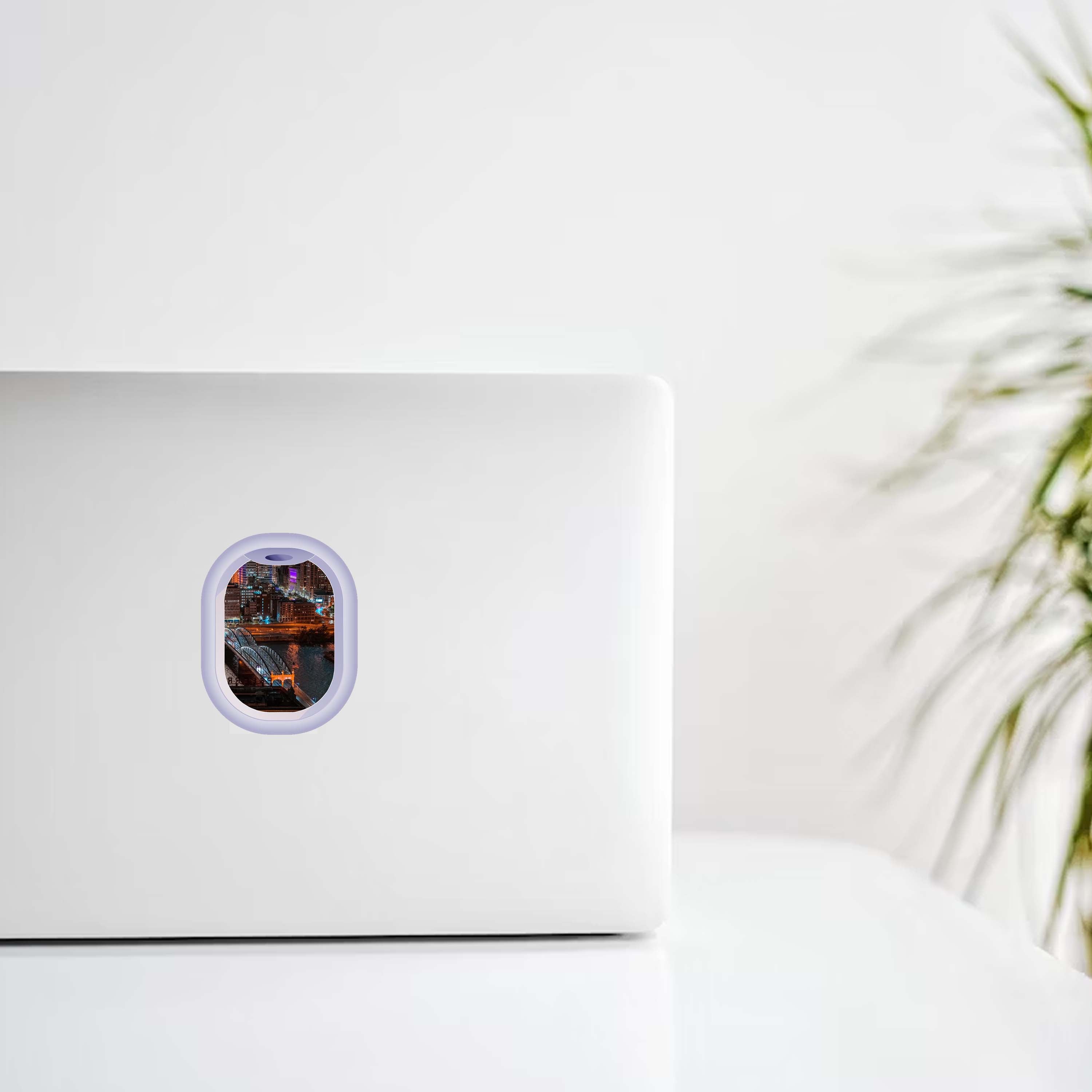Porthole View Of Pittsburgh Decal Stickers