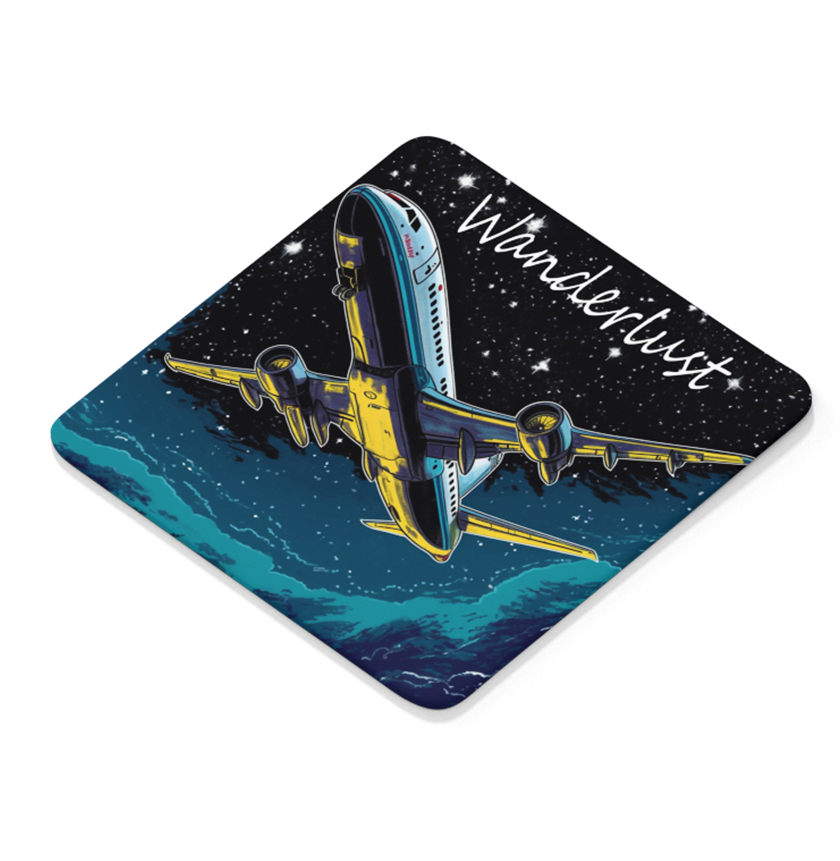 Wonderlust - Square Sandstone Coaster