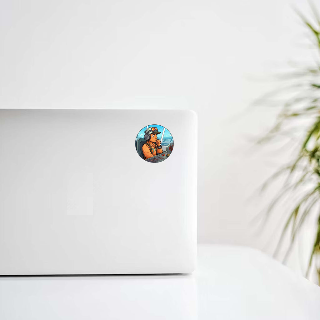 Air Traffic Control At Work Decal Stickers