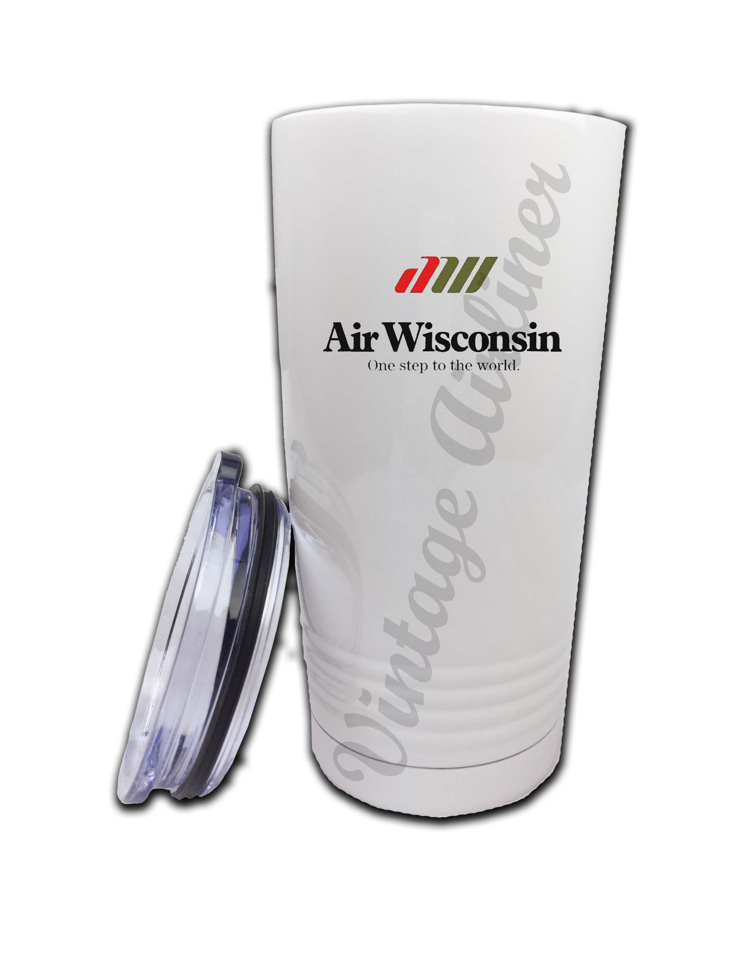 Air Wisconsin Logo Tumbler