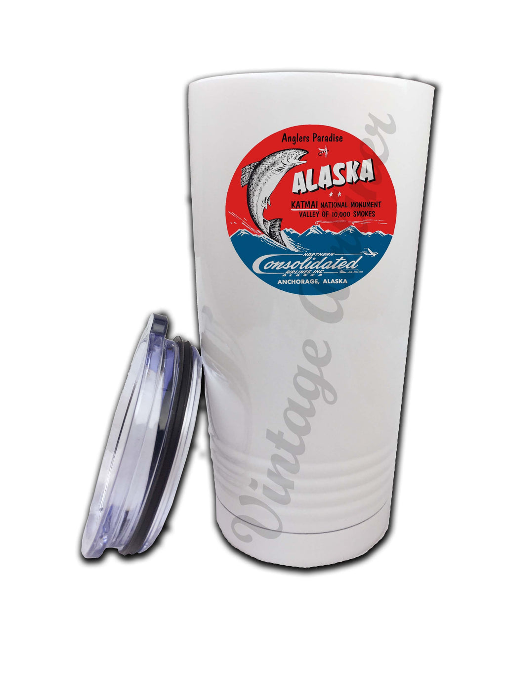 Northern Consolidated Airlines Vintage Bag Sticker  Tumbler