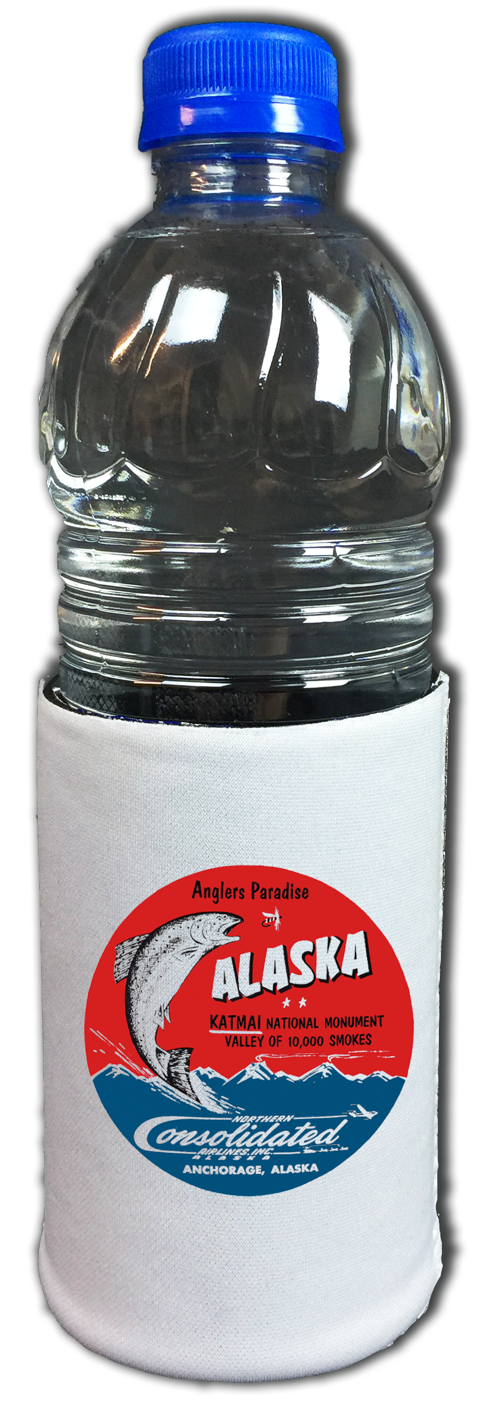 Northern Consolidated Airlines Vintage Bag Sticker Beverage Wrap