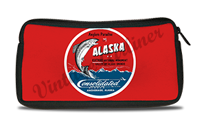 Northern Consolidated Airlines Vintage Bag Sticker Travel Pouch