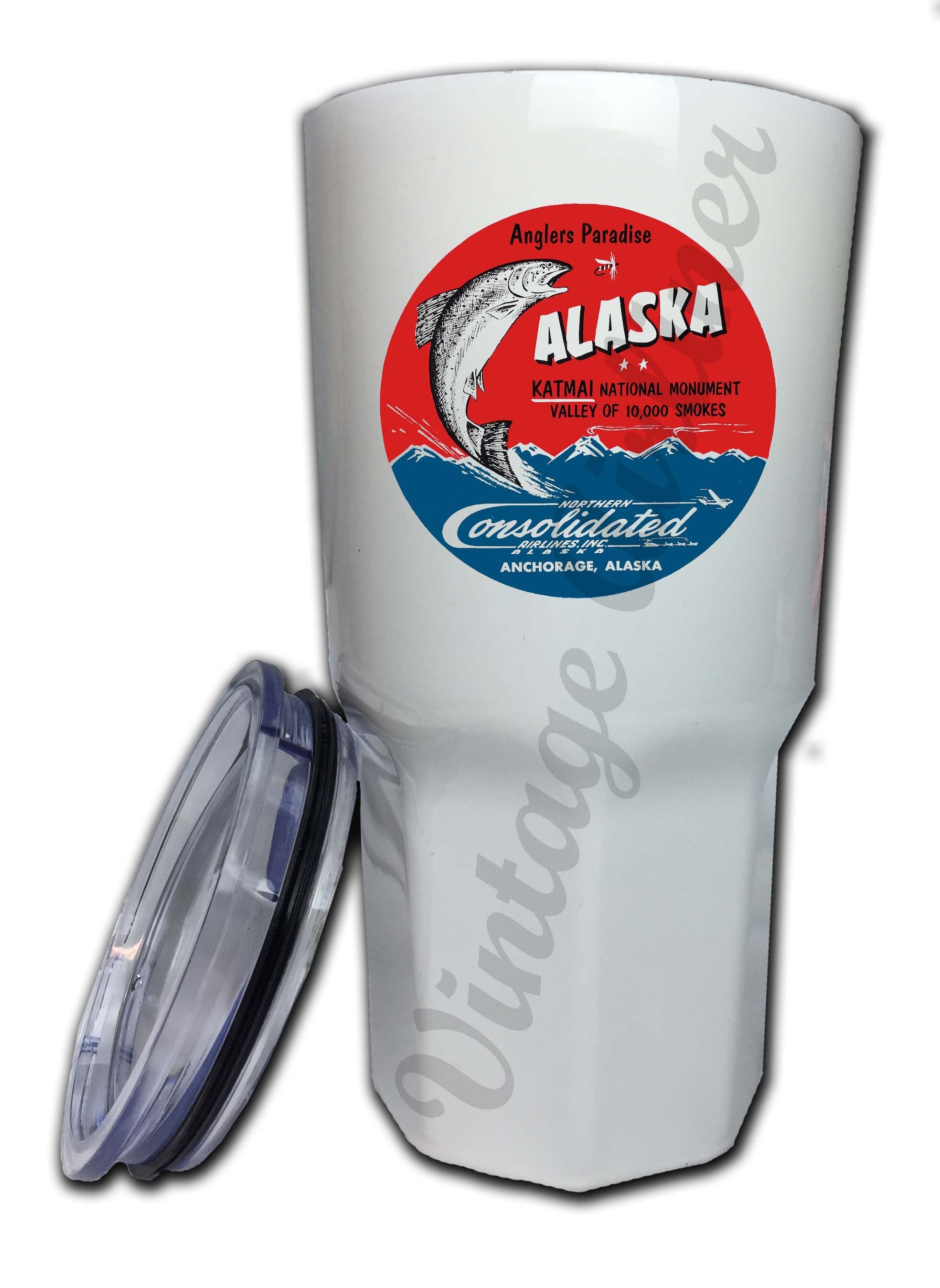 Northern Consolidated Airlines Vintage Bag Sticker  Tumbler