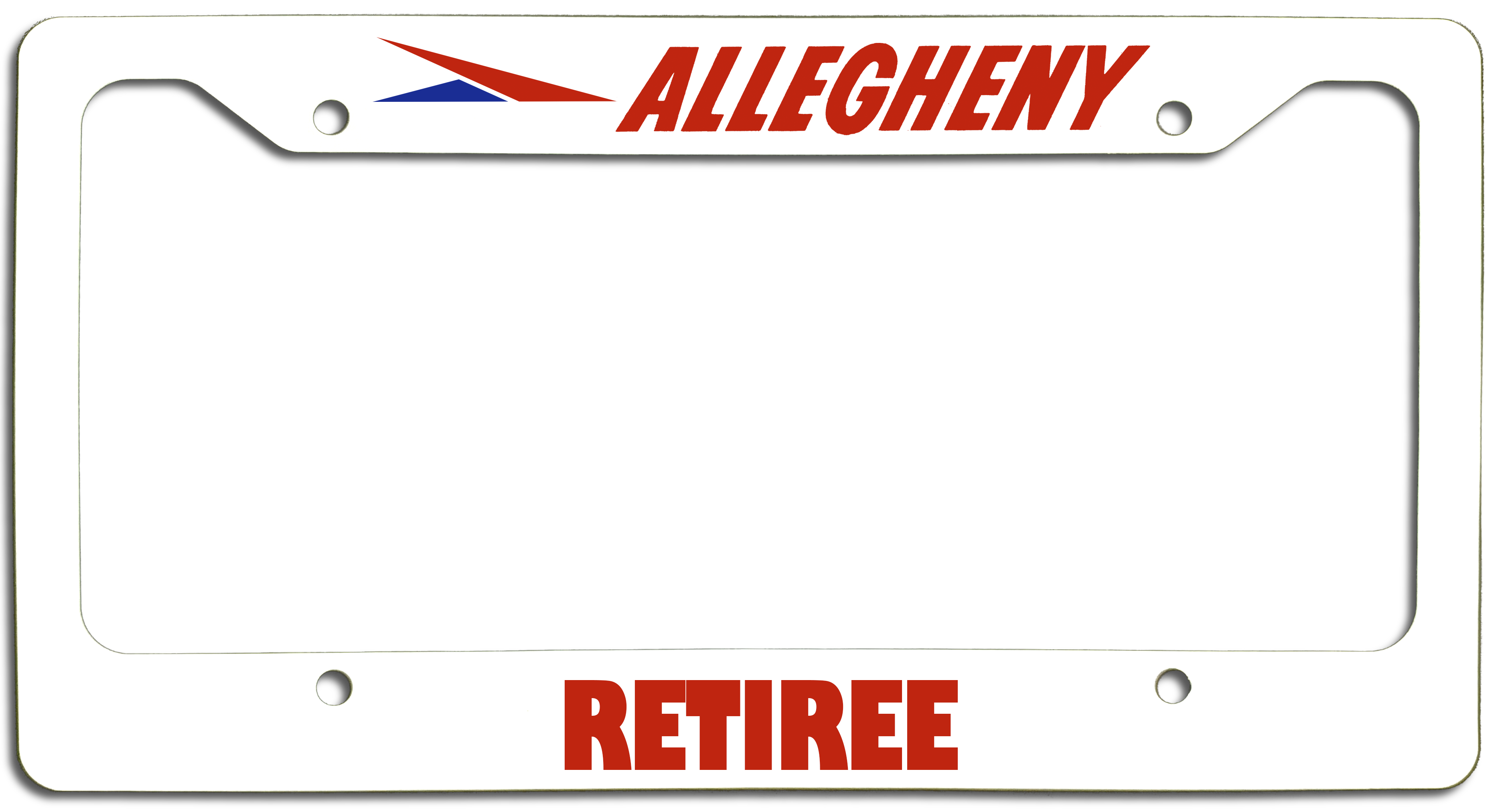 Allegheny Airlines Retiree License Plate Frame