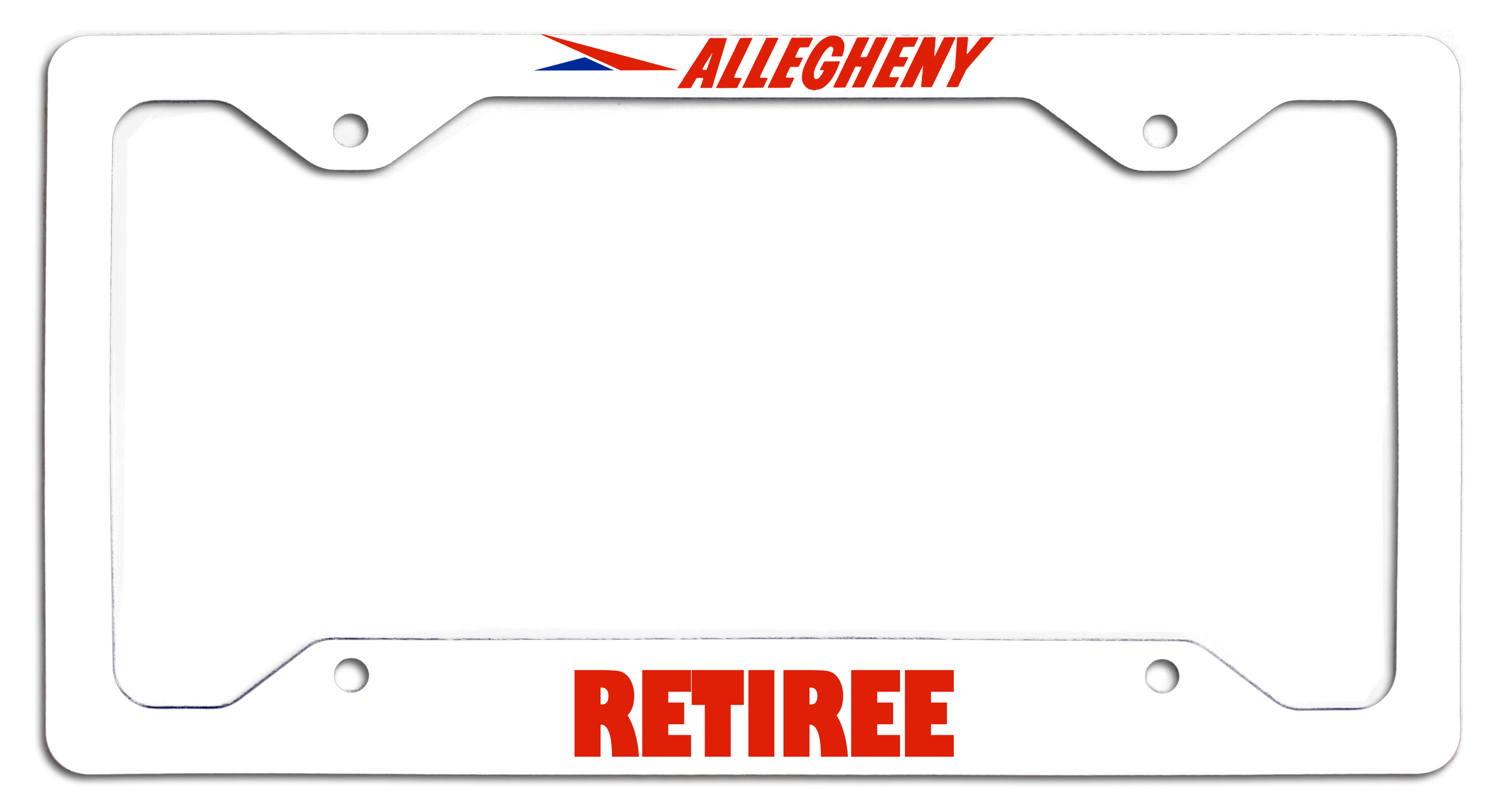 Allegheny Airlines Retiree License Plate Frame