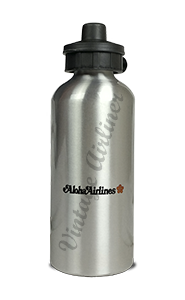 Aloha Airlines Logo Aluminum Water Bottle
