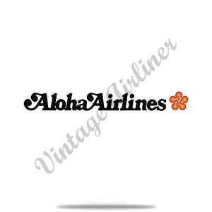 Aloha Airlines Logo Round Sandstone Coaster