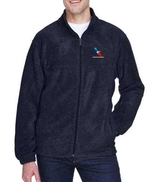 Full-Zip Fleece Jacket with 2013 AA Logo Embroidered