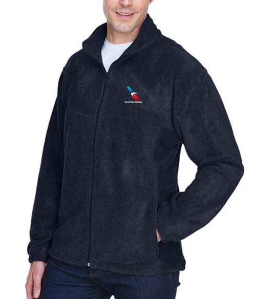 Full-Zip Fleece Jacket with 2013 AA Logo Embroidered