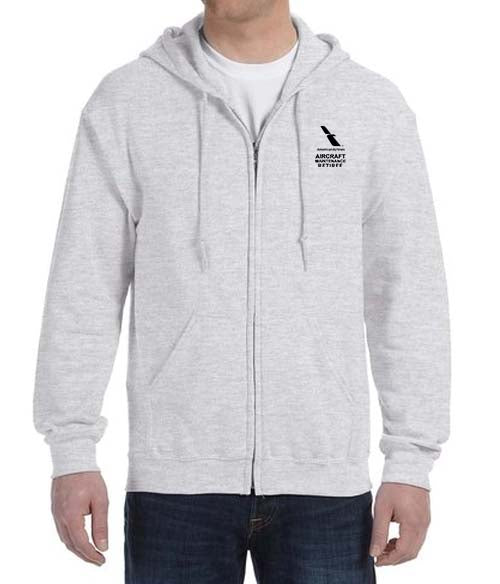 2013 American Airlines Aircraft Maintenance Zipped Hoodie Sweatshirt -NO ACM ON BACK-  ** Embroidered