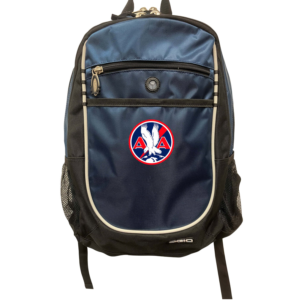 AA 1930's Logo - Ogio Navy Carbon Backpack