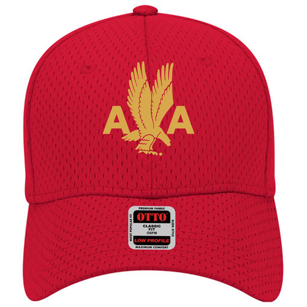 Mesh Cap w/Gold Eagle Logo