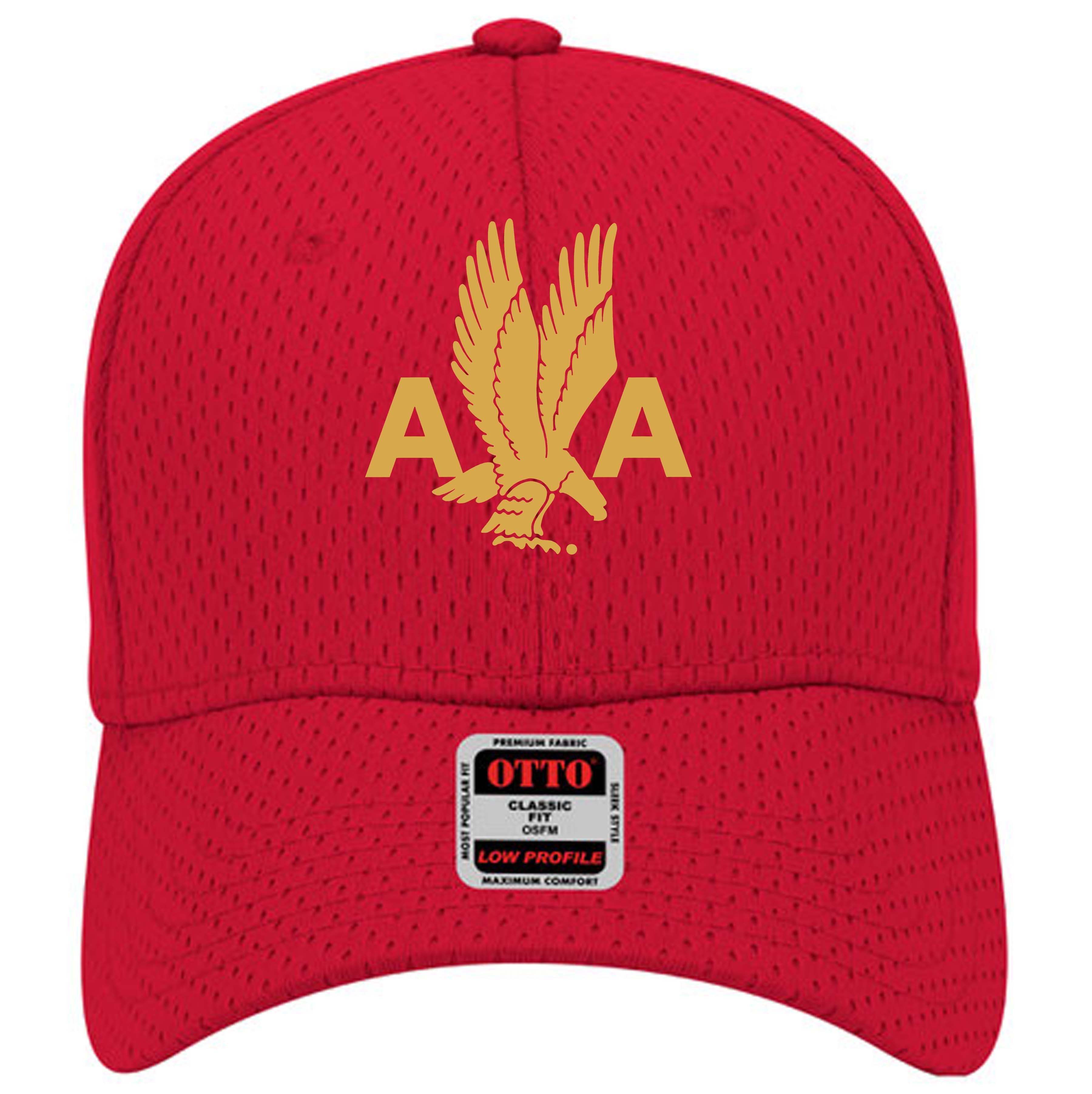 Mesh Cap w/Gold Eagle Logo