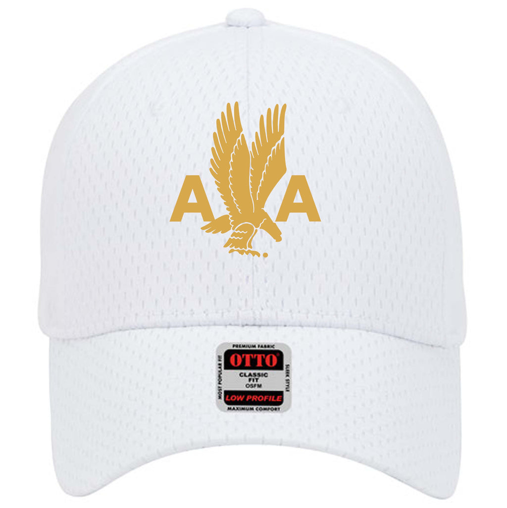 Mesh Cap w/Gold Eagle Logo