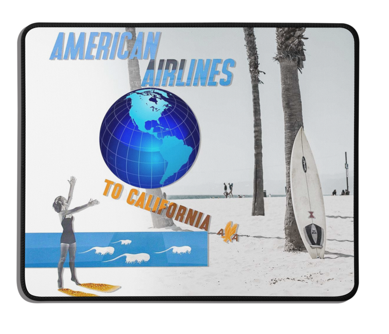 American Airlines California Mousepad