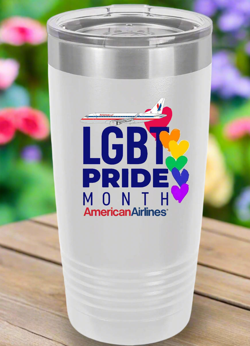 American Eagle Livery Pride Month Tumbler