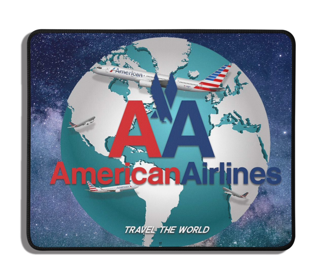 American Airlines Globe Mousepad