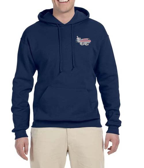 American Airlines Luxury Liner Livery Hooded Sweatshirt Embroidered