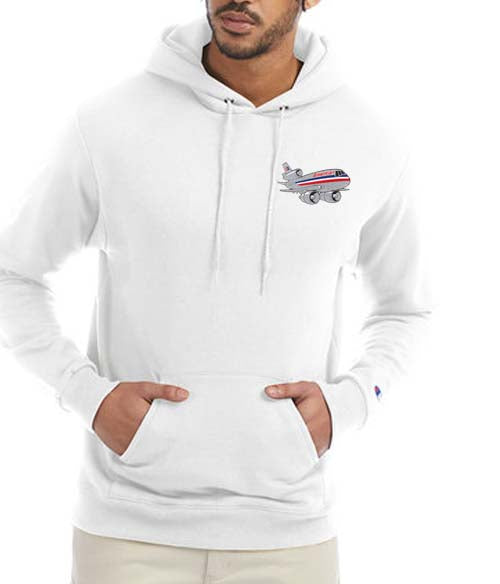 American Airlines Luxury Liner Livery Hooded Sweatshirt Embroidered