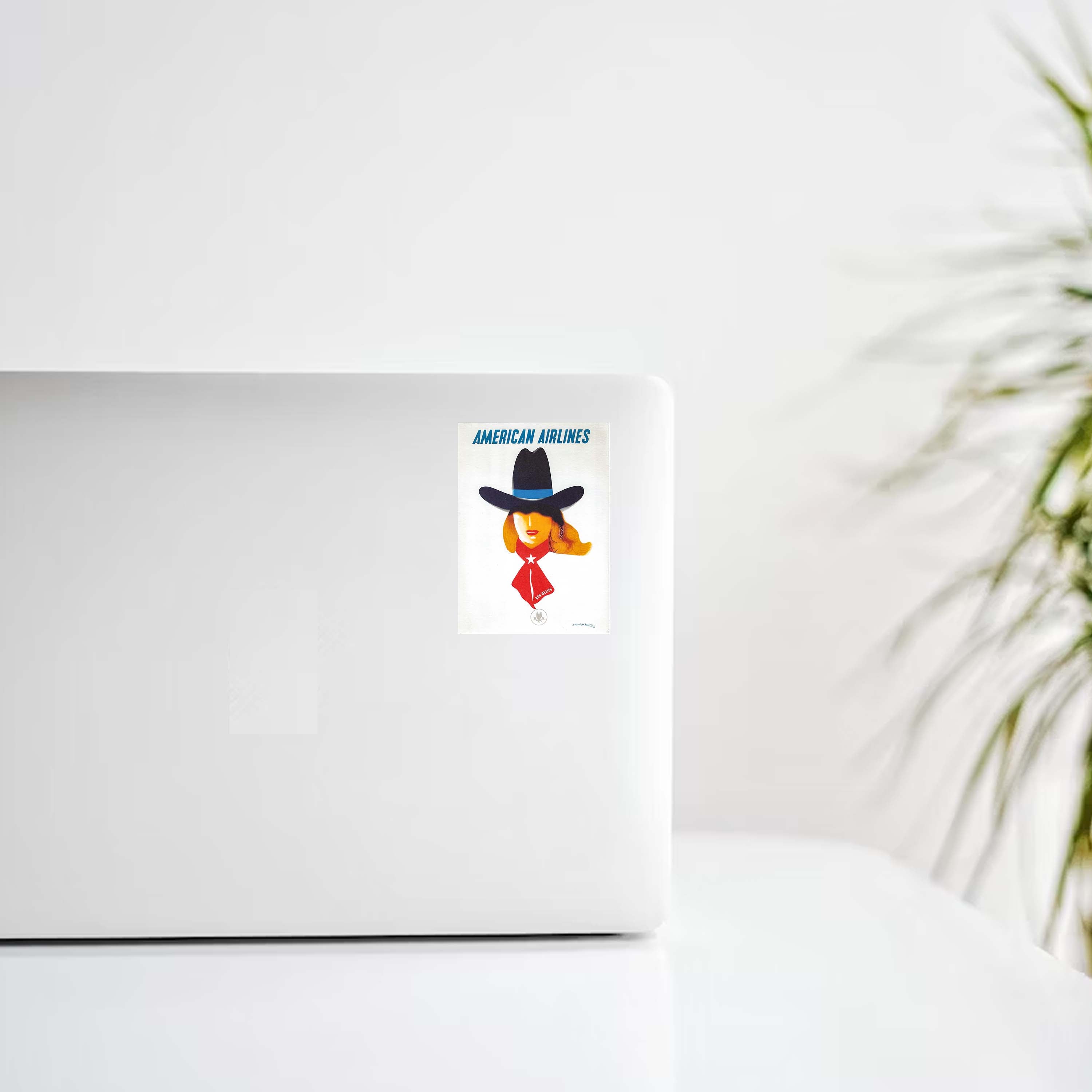 American Airlines New Mexico Poster Design Decal Stickers