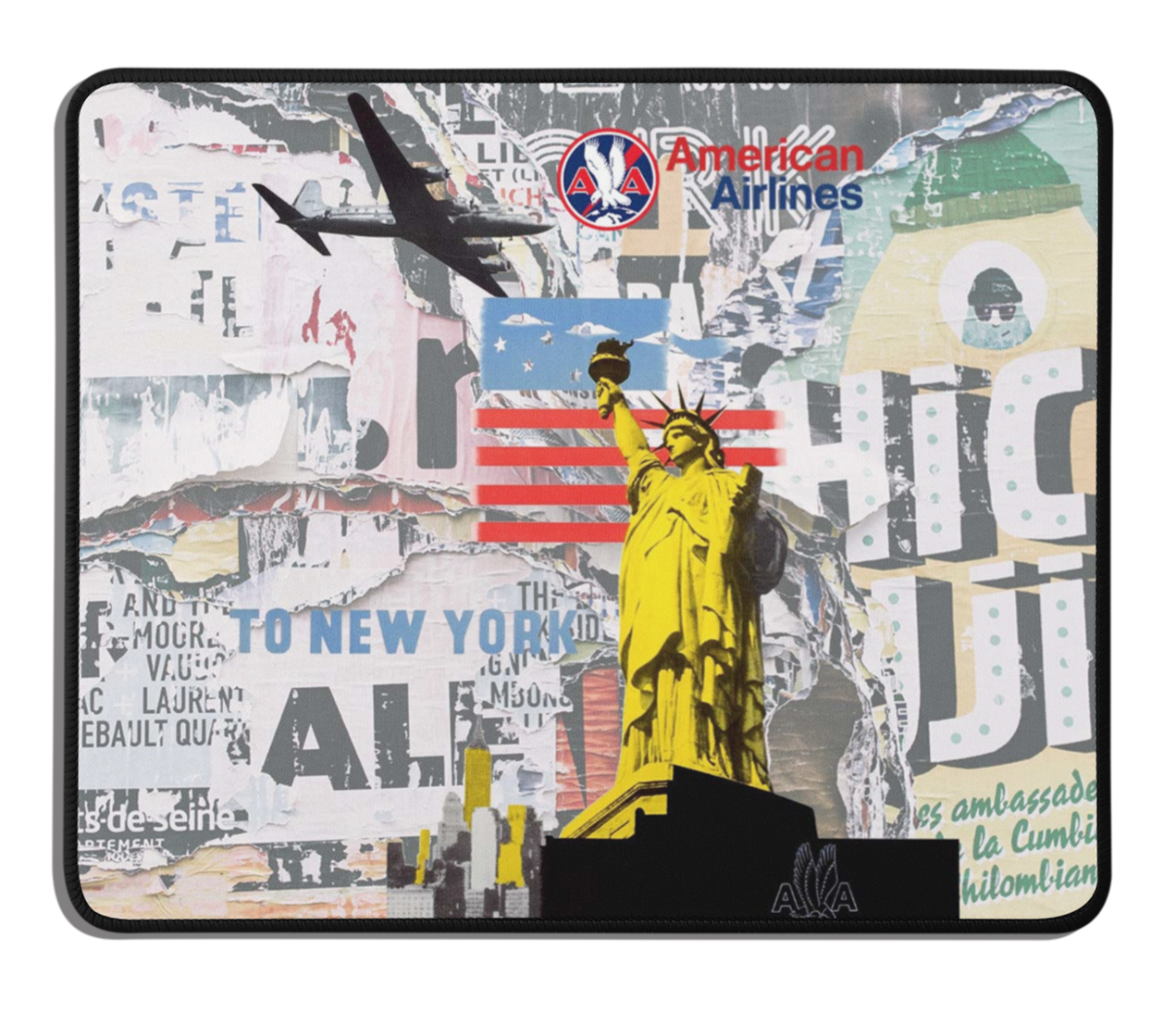 American Airlines New York Graffiti Mousepad